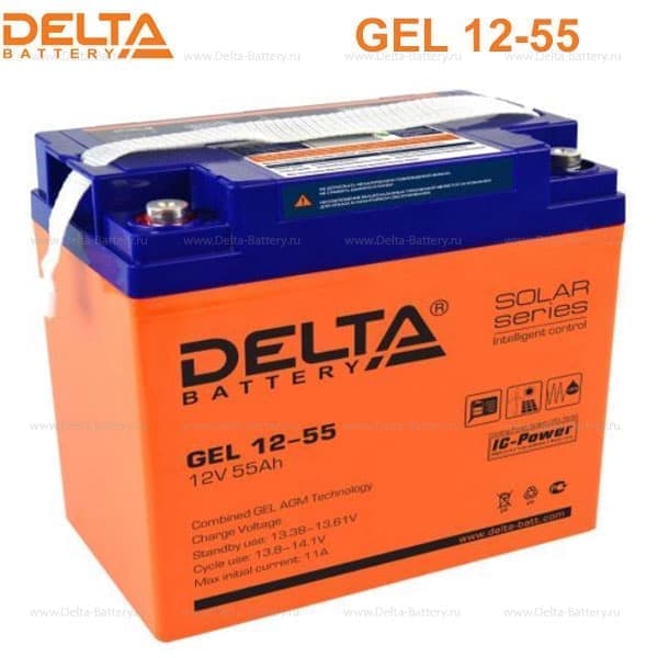 Аккумуляторная батарея Delta GEL 12-55 в Энгельсе