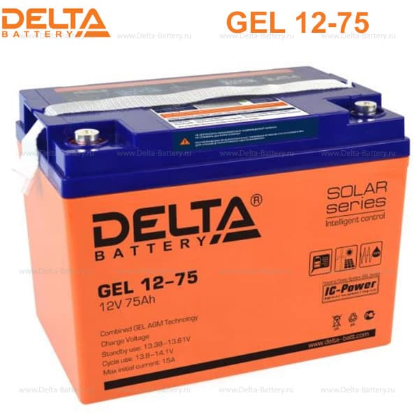 Аккумуляторная батарея Delta GEL 12-75 в Энгельсе