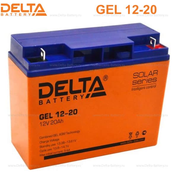 Аккумуляторная батарея Delta GEL 12-20 (12V / 20Ah) в Энгельсе