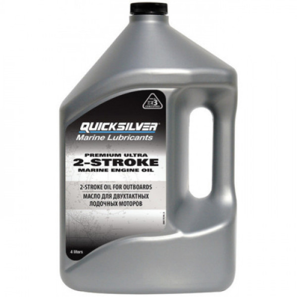 Масло Quicksilver 2-stroke Premium Ultra TCW3 4л 92-8M0170005 в Энгельсе